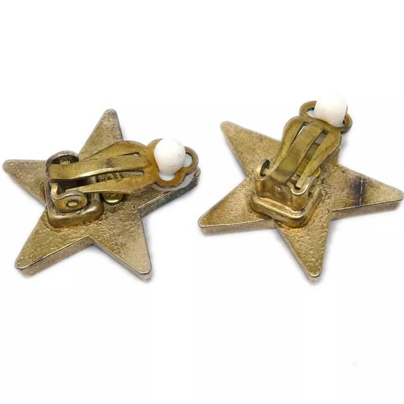 Chanel Star Earrings Clip-On Pink 01P 172019 - Picture 3 of 4